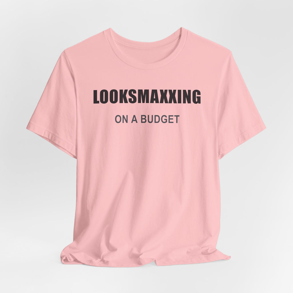 Looksmaxxing on a Budget – Unisex Graphic Tee